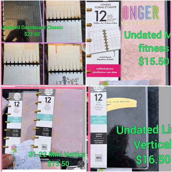 PLEASE READ!! YOU CHOOSE…Happy Planner Mini and Classic Prices in Pics, msg me - Picture 5 of 13